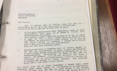 Bréf frá Óla Blöndal